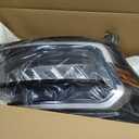 YEQSHNG RH Without DRL Black Trim Strip Headlight Assembly Compatible with 2022-2024 Ford Expedition XLT Headlamp Right Passenger Side NL1Z-13008-P NL1B-13E014-CP