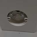 Fan Mounting Box, Ceiling Fan Mounting Bracket, Ceiling Fan Mounting Box, Ceiling Fan Mounting Kit, Fan Mounting Bracket, Fits cathedral Ceiling Angles of 80 or Up, White,1-Pack