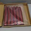 Blulu 400 Pcs Wine Sealer for Bottles PVC Heat Shrink Capsules Bottle Caps for Wine Making Cellars and Home Use (Red)