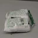 Nike Unisex Adult Everyday Cushioned Training Crew Socks (6 Pairs) (Small, White/Black)