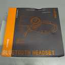 LEVN Wireless Headset, Wireless Headset with Mic for Work, AI Noise Cancelling, 65 Hrs Working Time, Bluetooth Headphones with Microphone from Computer/Call Center/Teams (Black)