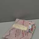 jinchan 2x5 Runner Rug Pink Washable Modern Boho Rug Geometric Hot Nerd Soft Low Pile Non Slip Accent Mat Lightweight Cozy Throw Carpet for Kitchen Bathroom Laundry Room Study Dorm