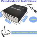 Jupiter USB CD Player for Car Auto, Portable External CD DVD Player, USB Plug & Play (No Decoder Needed), AUX Uses Decoder for Louder Clearer Sound, Anti-Skip, Seamless Track Playback, Resume