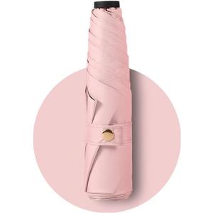 Generic Ultra-light Foldable Umbrella, Pink, Waterproof, Anti-UV, Windproof, Compact, Portable, Carbon Fiber Frame