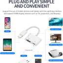 Lightning to HDMI Adapter for TV Compatible for iPhone 12 13 Pro Max Splitter Digital AV Female Port Converter and Charging Connector Cord Projector Monitor Sync Screen iPad Mini Charger Charge