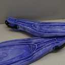 SCUBAPRO GO Travel Scuba Diving Fin for Snorkeling and Swimming, Open Heel Strap (Medium-Large, Blue)