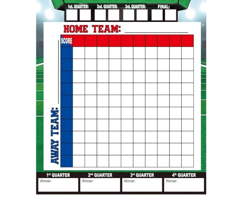 Gatherfun Football Pool Game Set Pool Poster for Games