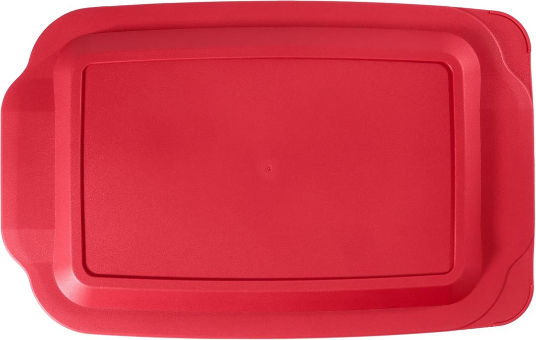 Replacement Lid for Pyrex 9 x 13 Casserole Glass Baking Dish Container Cover 3 QT 233-PC (Red)