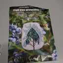 2 Pack Fruit Tree Netting Bags with Zipper and Drawstring, 8 x 8ft Ultra Fine Mesh Garden Netting Plant Cover, Bird Netting for Blueberry Bushes, Fruit Trees, Flowers (White, 8 x 8 ft)