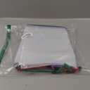 SUNEE 12pcs Mesh Zipper Pouch 11x16, Large Storage Bags for Board Game & Puzzle Organizing, Reusable Plastic Zip Organizer for Travel (A3, 6 Colors) (Multicolored)