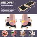 Ankle Balance Board for Stability & Strength Training Single Leg Balance Board Wobble Board Balance Trainer for Ankle Strengthener, Axis Board for Home Gym, Rehab & Athletic Training