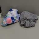 Baby Crib Sheets for Boys Girls, 2 Pack Fitted Crib Sheet for Standard Crib and Toddler Mattress, Soft Microfiber Baby Sheet 52x28x8in. (Cobblestone & Dark Gray)