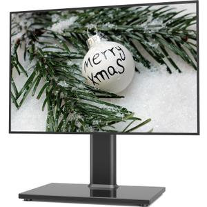 Universal TV Stand/Base Table Top TV Stand with Wall Mount for Most 27 30 32 39 40 42 43 49 50 55 60 Inch LCD LED Plasma Flat Screen TVs, Vesa Mount Holds up to 88 lbs, 9 Level Height Adjustable