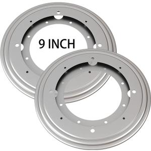 2Pack 9" Lazy Susan Hardware 5/16 Thick Turntable Bearings 750lbs Load Capacity Lazy Susan Turntable Swivel Plate Base for Rotating Table, Kitchen Storage, Serving Tray, Corner Shelves, Book Rack
