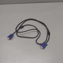 6ft (1.8m) VGA Monitor Cable - Male - to - Male, Video Cord for PC/Laptop to Projector (VGA Plug), Office/Home, Blue