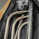 C Stand With Boom Arm - Photography Light Stand, Max Height 10.5ft/320cm, 4.2ft/128cm Holding Arm, Stainless Steel Heavy Duty Silver (CXJH01)