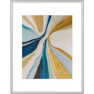 11x14 Picture Frame, Silver Brushed Thin Metal Aluminum Photo Frame with HD Glass, Fit 8x10 with Mat or 11 x 14 without Mat, for Wall, 1 Pack