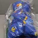 Toddler Nap Mat with Pillow and Blanket, Extra Large Rolled Napping Mats,Slumber Bags for Boys Girls,Kids Sleeping Bag for Daycare, Preschool Travel Camping (Blue Dinosaurs)