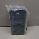 Dog Water Bottle Insulated Dog Travel Water Bottle Stainless Steel Pet Water Bottle Dispenser Portable Food and Water Bowl for Dogs with Carrying Case for Walking Dog Travel Kit (Green Blue, 32 oz)