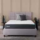 Lucid 10 Inch Memory Foam Mattress - Firm Feel - Infused with Refreshing Bamboo Charcoal and Cooling Gel - Bed in a Box - Temperature Regulating - Pressure Relief - Breathable - Twin Size