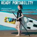 SKADDLES 106 Portable Inflatable Stand Up Paddle Board (SUP) for Adults and Youth with Non-Slip Deck Complete Accessories Kit, Perfect for Fishing, Yoga, Fitness & Family Fun (TropiNest)