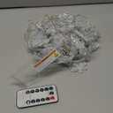 36 Pcs Christmas Glitter Artificial Poinsettia Flowers Xmas Poinsettia Artificial Wedding Flowers Decorations Xmas Tree Ornaments with Clips for Party, 6 Inch, 4 Inch, 3 Inch(Silver and White)