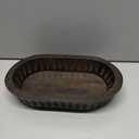 Samhita Mango Wood Decorative Bowls for Home Dcor, Decorative Long Wooden Bowl for Table Centerpiece (10" x 6" x 2")