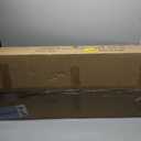 JupiterForce 43 Inches Folding Storage Ottoman Bench, Faux Leather Ottoman Footrest Bench with Storage&Padded Seat for Living Room, Bedroom, Entryway, Holds up to 660lbs, Beige