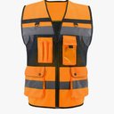 Safety Vest High Visibility Reflective Construction Vest