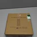 Vertical Shoe Rack - Tall Narrow Shoe Rack Organizer for Small Spaces,5 Tier Bamboo Shoen Shelf for Entryway,Closet,Corner,Doorway,Skinny Shoe Shelf Space Saving Shoe Storage,Free Stackable DIY (Brown)