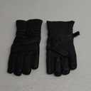 Milwaukee Leather SH887 Men's USA Deerskin Black Leather Unlined Lightweight Motorcycle Riders Gloves (X-Small)