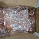 Maitys 15 Pcs Metal Table Numbers 1-15 with Weighted Base 8 Inch Table Number Stands for Wedding Reception, Party, Anniversary, Birthday Banquet(Rose Gold)