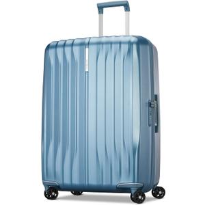 Samsonite UpLIFT 27" Lightweight Hardside Large Checked Luggage with Spinner Wheels - Expandable Luggage - Airline-Approved, Polycarbonate Hard Suitcase for Ultra Lightweight Travel - Elemental Blue (Checked-Large-27-Inch, Elemental Blue)