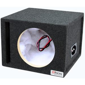 Atrend Bbox Car Pro Audio Speaker Enclosures 10” Single Vented Subwoofer/Speaker Enclosure High Grade MDF – Nickel Finish Speaker Terminals 18 Gauge Audio Cables - Improves Audio Quality, Sound & Bass