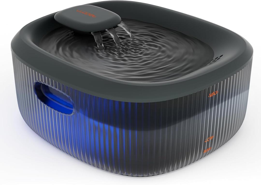 WOPET Dog Water Fountain for Large Dogs, 6L/205oz/1.7Gal Automatic Dog and Cat Water Fountain,Dog Water Dispenser with Filter,Ultra-Quiet Pump,Great for Large Dogs Cats and Multi-Pet Home
