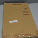 Serving Tray with Handles Set of 3 Rectangular Large Serving Platters 16.5/14.9/13.2 Inch White Plates for Dinner, Party, Entertaining, Amber