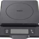 OXO Good Grips 5-lb Kitchen Scale with Pull-Out Display, Black