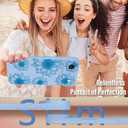 OOK Floral Case for iPhone Air Case Cute Sunflower Floral Blooms Design Soft TPU Shockproof Protective for Women Girls Slim Phone Cover - Blue Flower