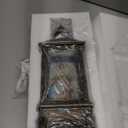 Christmas Snow Globe Swirling Glittering Angel & Nativity Scene with Music, USB Lined/Battery Operated Lighted Water Lantern for Christmas Festival Decoration Gifts (11.6'' Nativity)