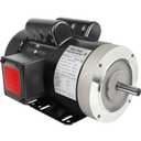 5HP Electric Motor 3450RPM General Purpose Single Phase Motor 208-230V 56C Frame 5/8" Shaft Diameter 60HZ TEFC