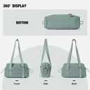 ROULENS Small Gym Bag for Women 2 Set Mini Gym Duffle Bag with Wet Compartment and Coin Wallet, Gym Tote Bag for Workout/Sport/Travel
