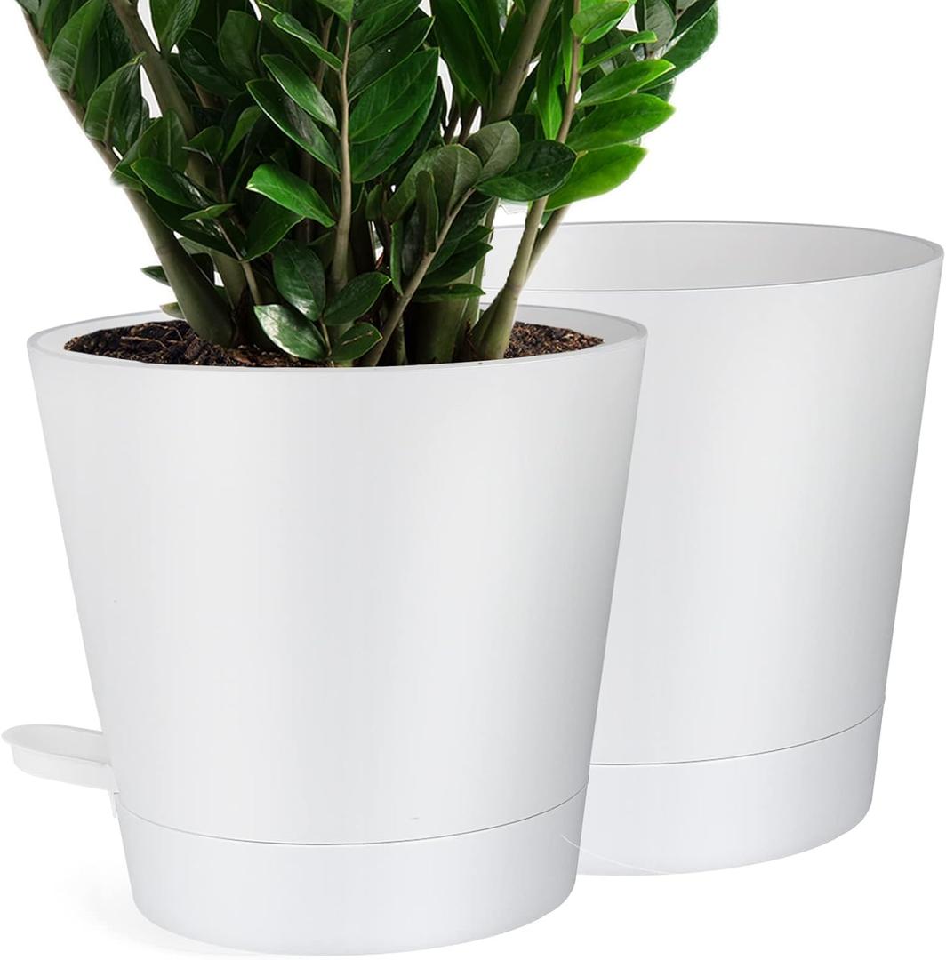 5 x 4 inch, Self-watering plastic planters