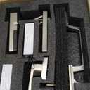 Keyless Entry Door Deadbolt with Handle Set, BEBASIA Fingerprint APP Smart Door Lock, Digital Keypad Bluetooth Deadbolt Lockset with Auto Lock Code Fob Black