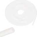 uxcell 32.8 ft Backer Rod, 1/8 Inch Diameter Foamed Silicone Foam Caulk Saver, Weather Strip Seal for Sealing Concrete Gaps, Expansion Joints, Crack Filling, Doors, Windows, White