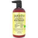 PURA D'OR Original Gold Label Anti-Thinning Shampoo Clinically Tested, Infused with Argan Oil, Biotin & Natural Ingredients, Sulfate Free, All Hair Types, Men and Women, 16 Fl Oz 