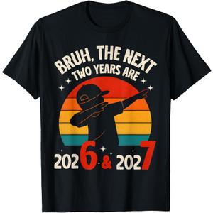 67 NYE 2026 Funny Boys Kids New Years Eve Party 6 7 Meme 6-7 T-Shirt, Size: M