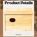 Wooden Bird Houses for Outside Birdhouses Nest Bluebird House for Cardinals Finch Wren Swallow for Garden Viewing 1C