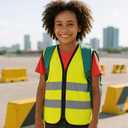 SIFE Kids Safety Vest for Children 3-12Y,w/3M Compatible Tech,6 Colors - Mesh & Knit (XS)