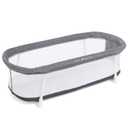 Baby Delight Snuggle Nest Bassinet, Portable Baby Bed, for Infants 0-5 Months, Charcoal Tweed
