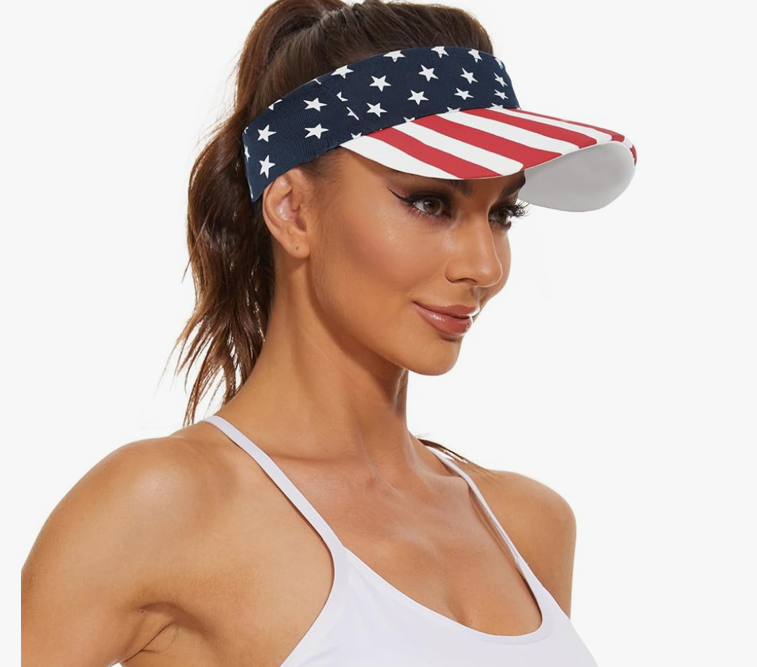 Zando Sun Visors for Women Men Unisex Tennis Golf Visor Hat Adjustable Summer Hats Sport Outdoor Visor Hat UV Protection Cap